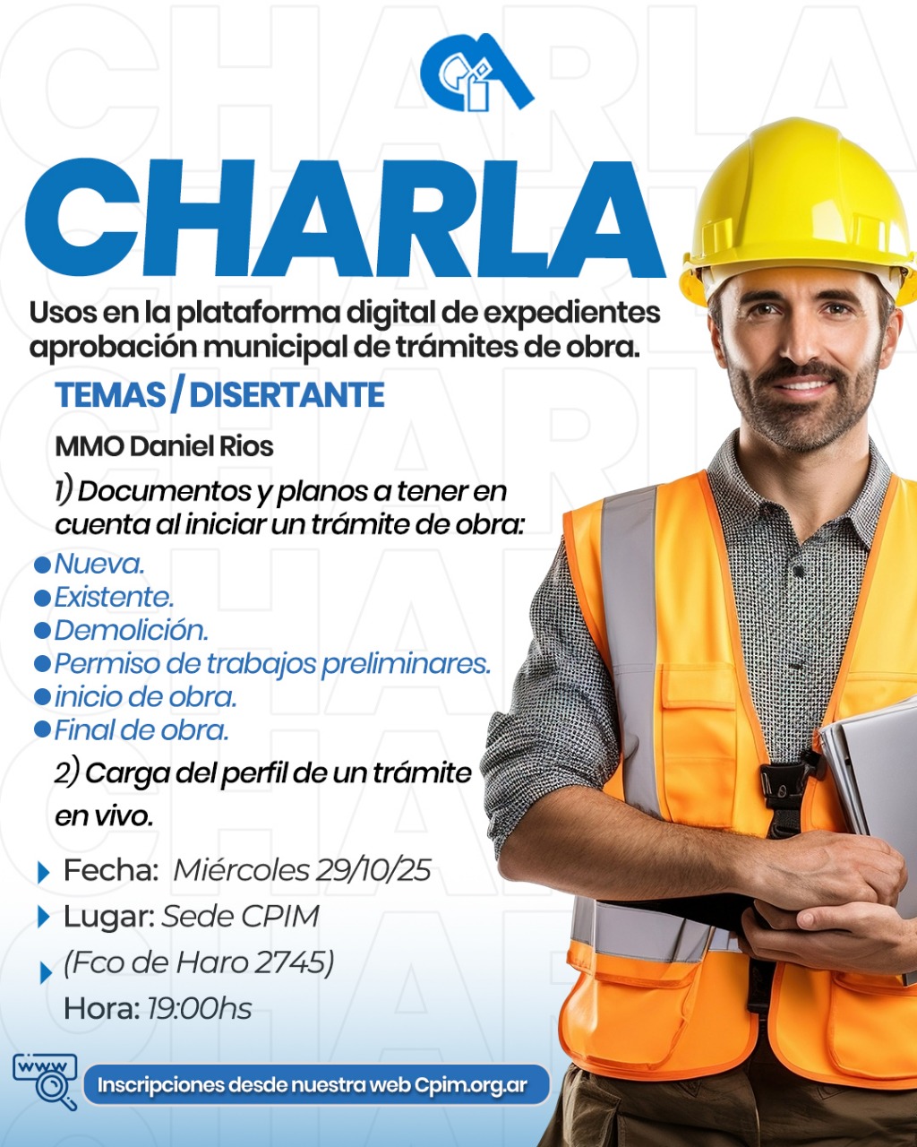 Charla CPIM