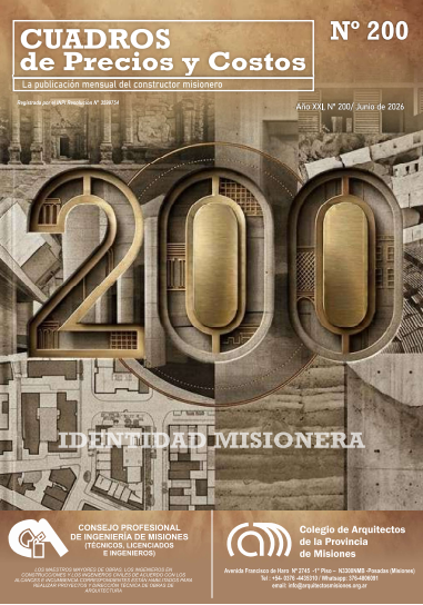 Revista CUADROS DE PRECIOS Y COSTOS N°200 –  JUNIO 2026