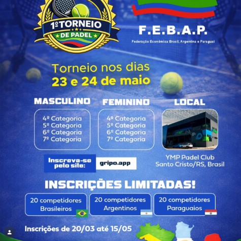 1º Torneio de Padel da FEBAP