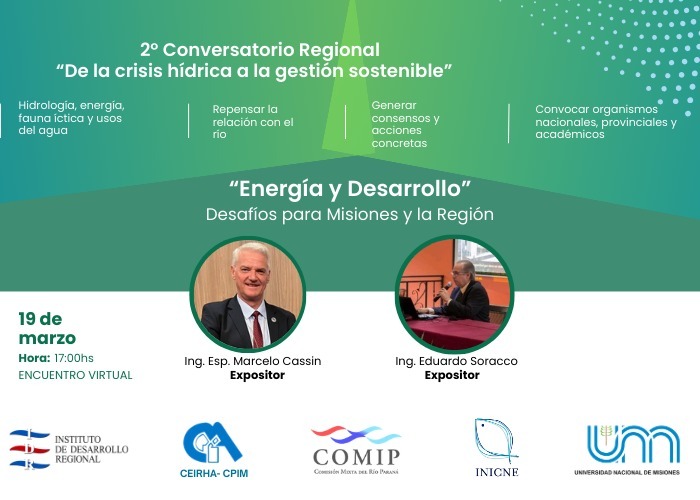 Conversatorio Regional                    “De la crisis hídrica a la gestión sostenible”